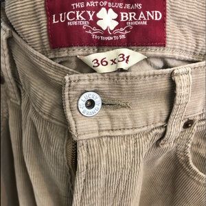 Men’s lucky brand Corduroy pants